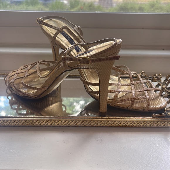 Ralph Lauren Collection Size 8B Strapy Heel - Picture 4 of 6